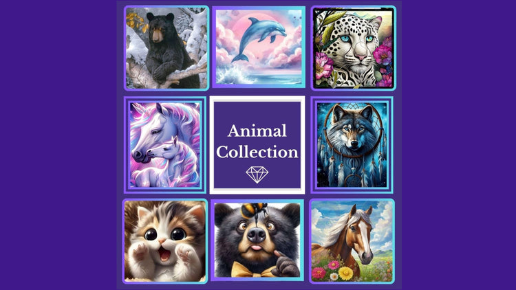 Animal Diamond Painting Bling Art Kits