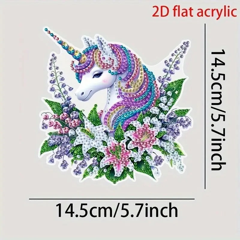 Magical Unicorn Floral Hanging