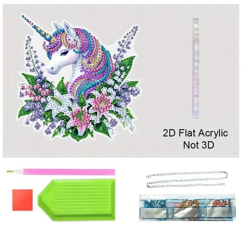 Magical Unicorn Floral Hanging