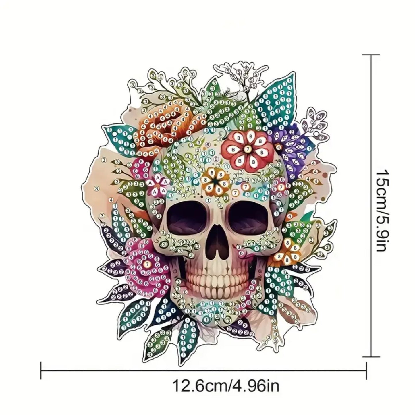 Skull Diamond Art Acrylic Hanging