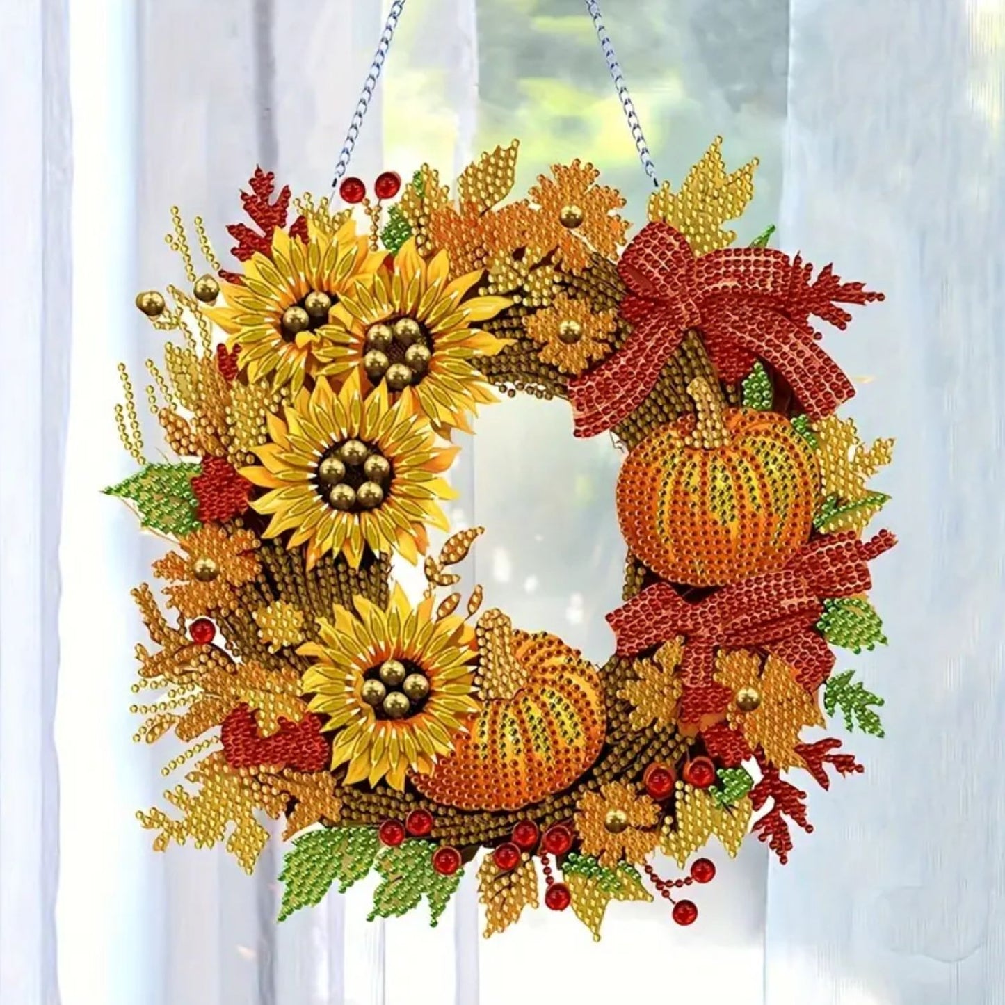 Autumn Pumpkin Wreath