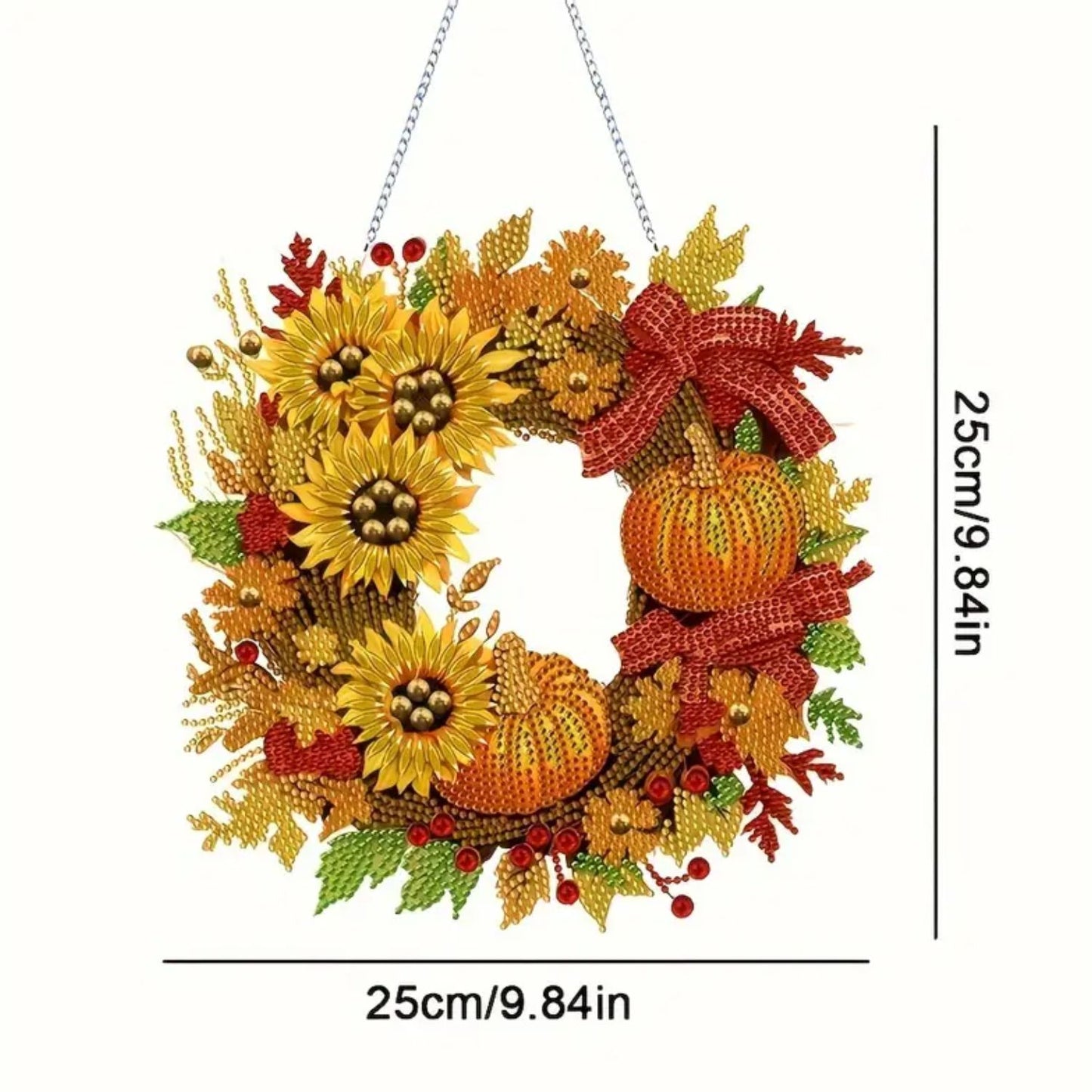 Autumn Pumpkin Wreath
