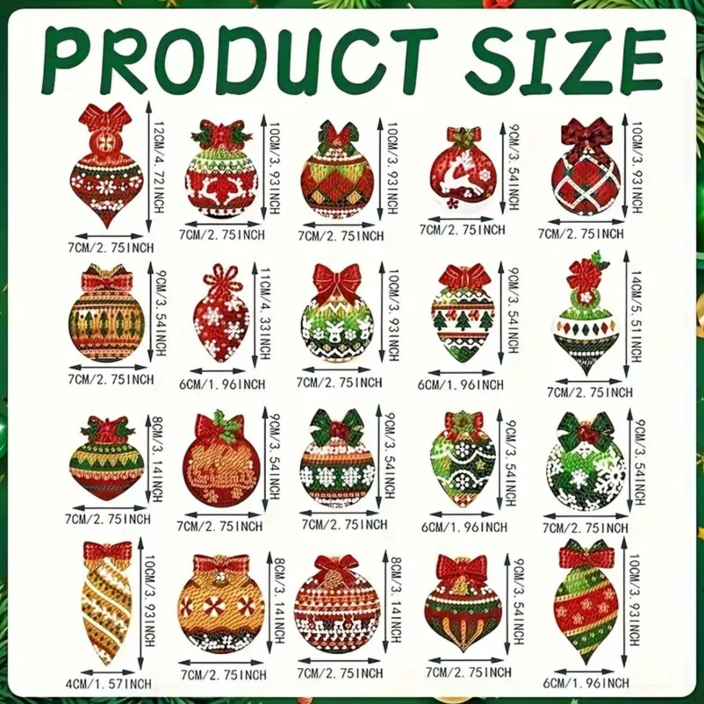 Christmas Ornaments Keychains