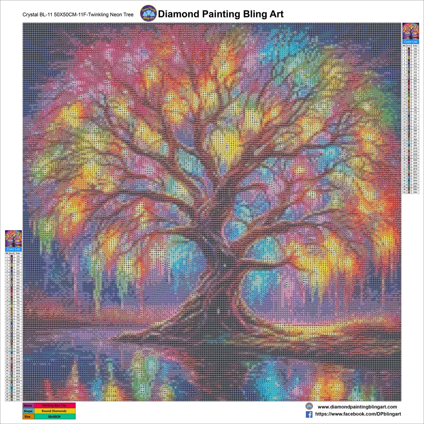 Twinkling Neon Tree