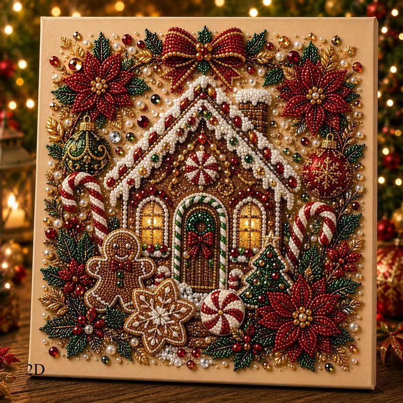 Festive Gingerbread House
