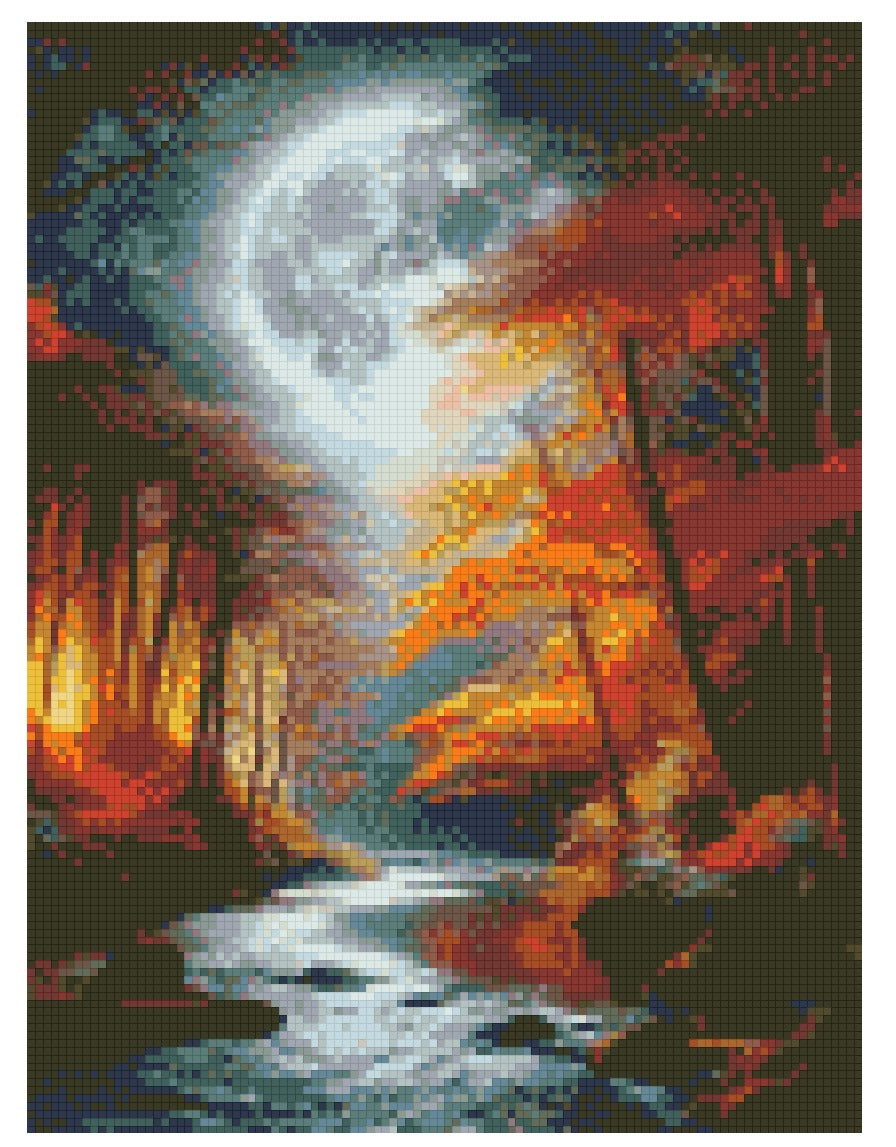 Mystic Moonlit Forest