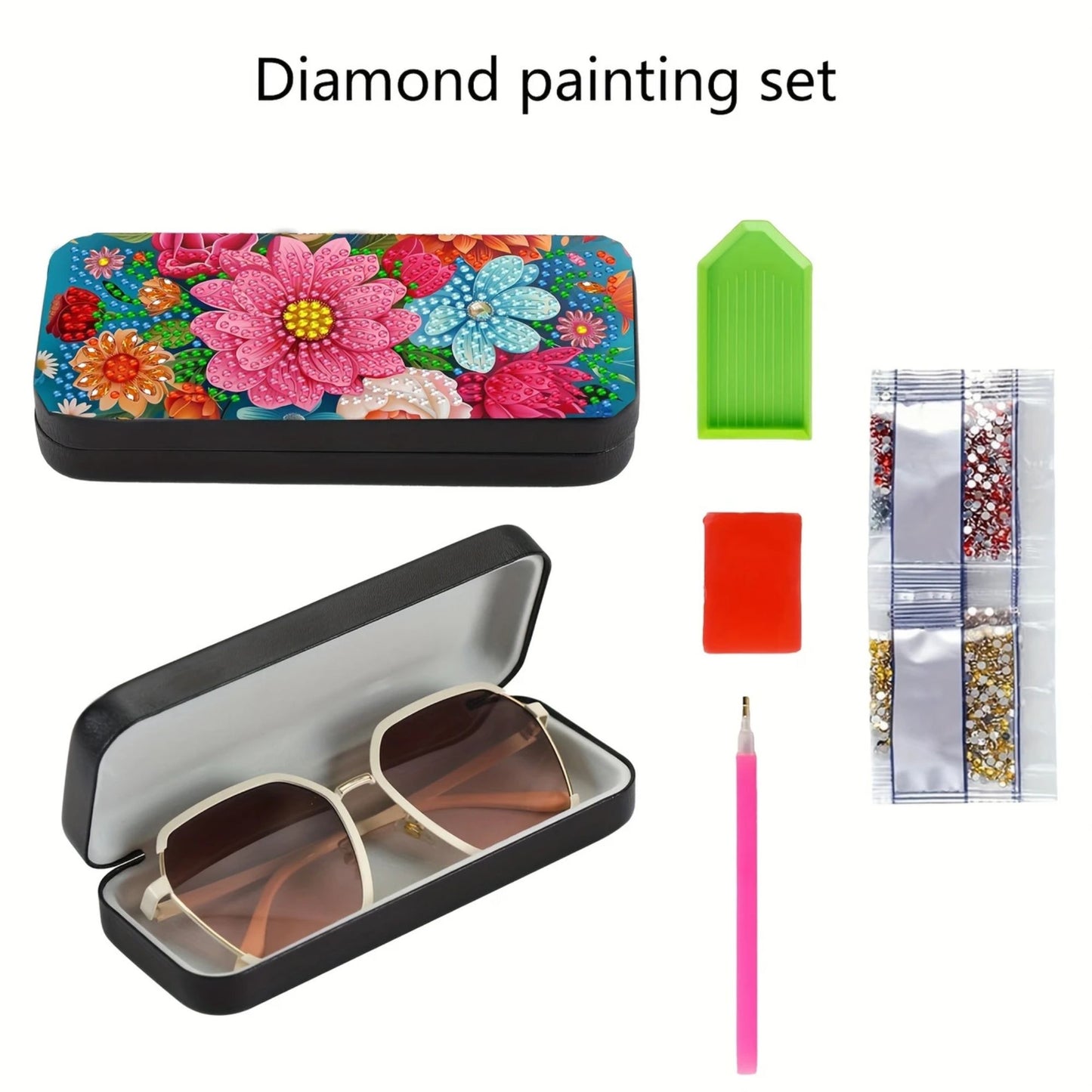 Sunglass / Eye Glass Case Floral
