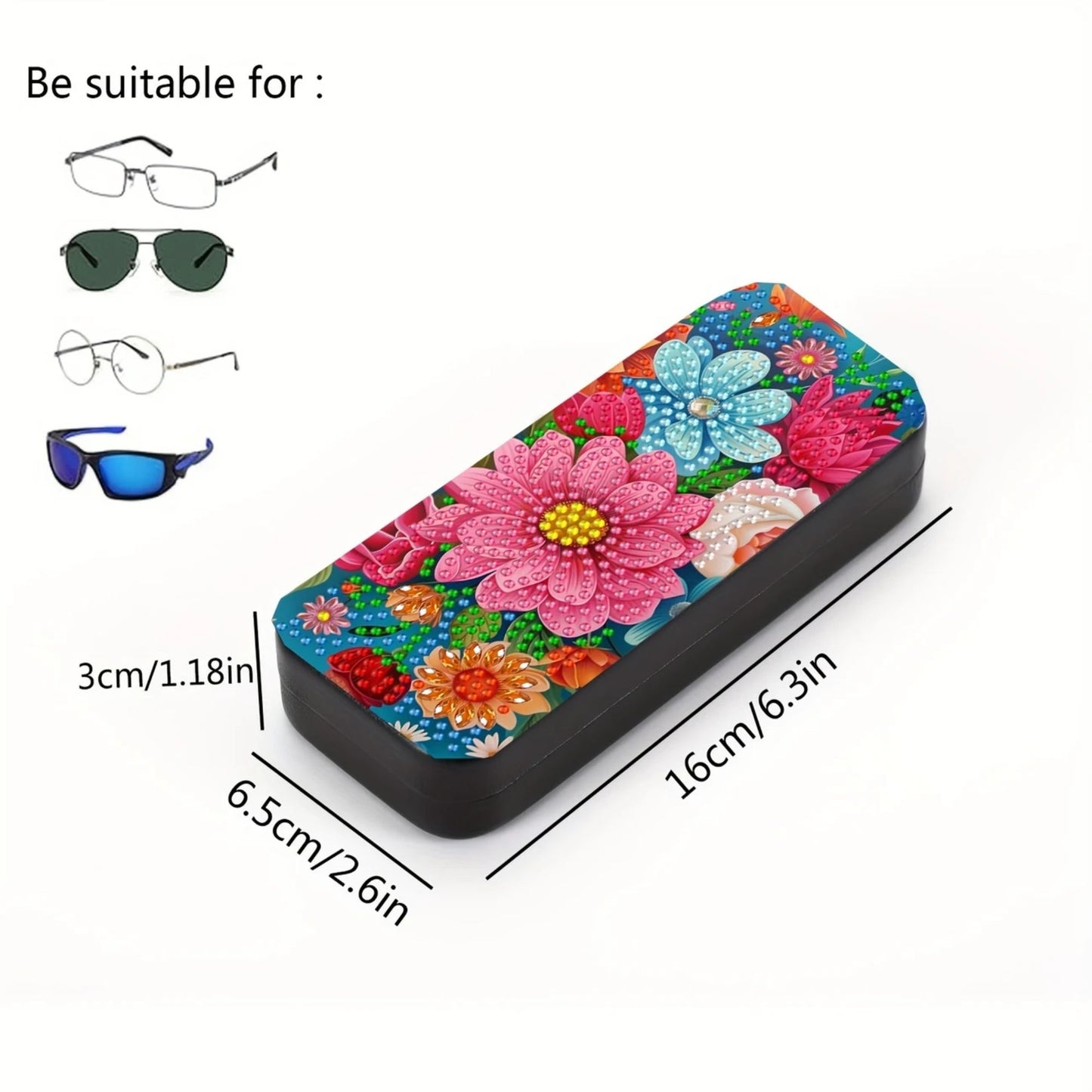 Sunglass / Eye Glass Case Floral