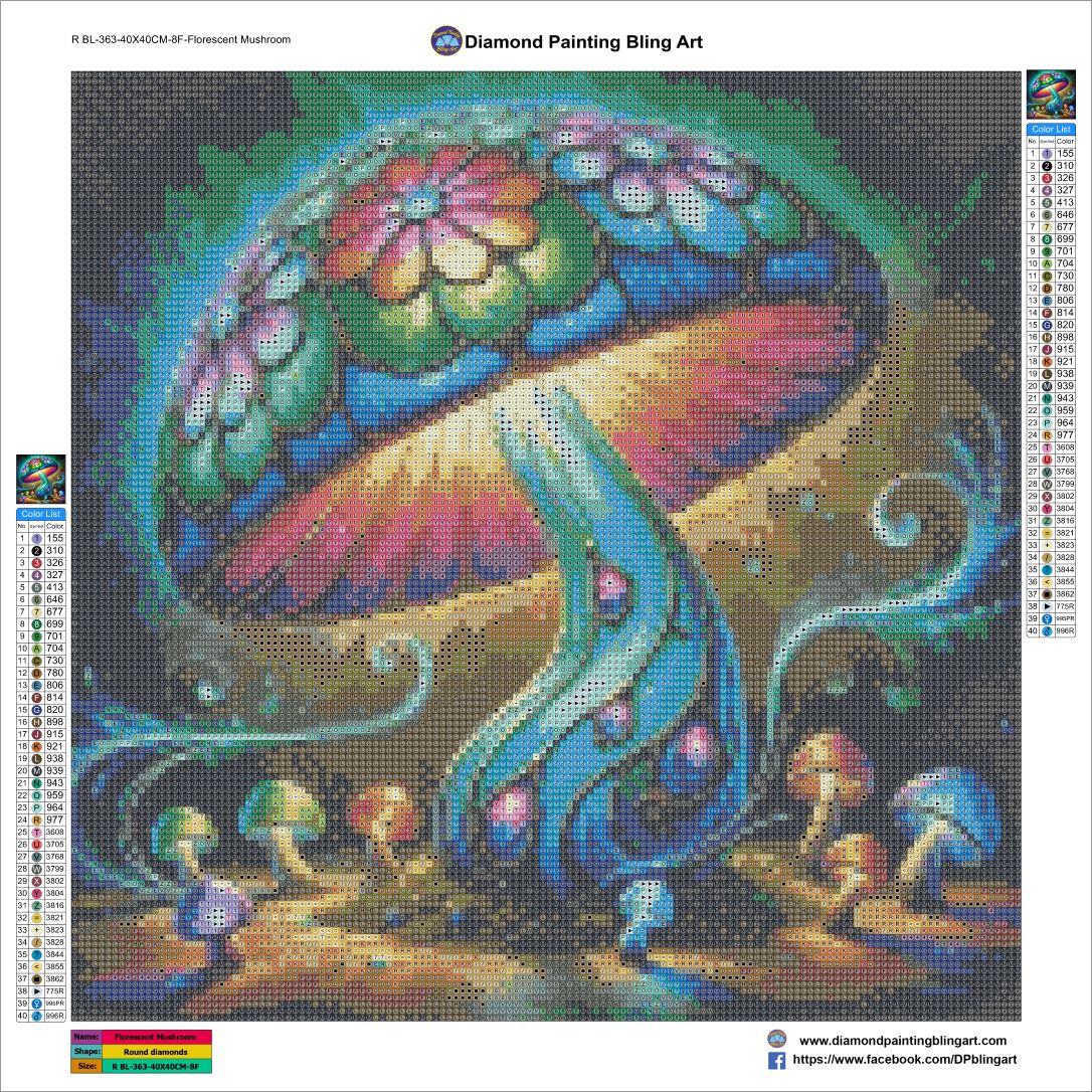 Florescent Mushroom