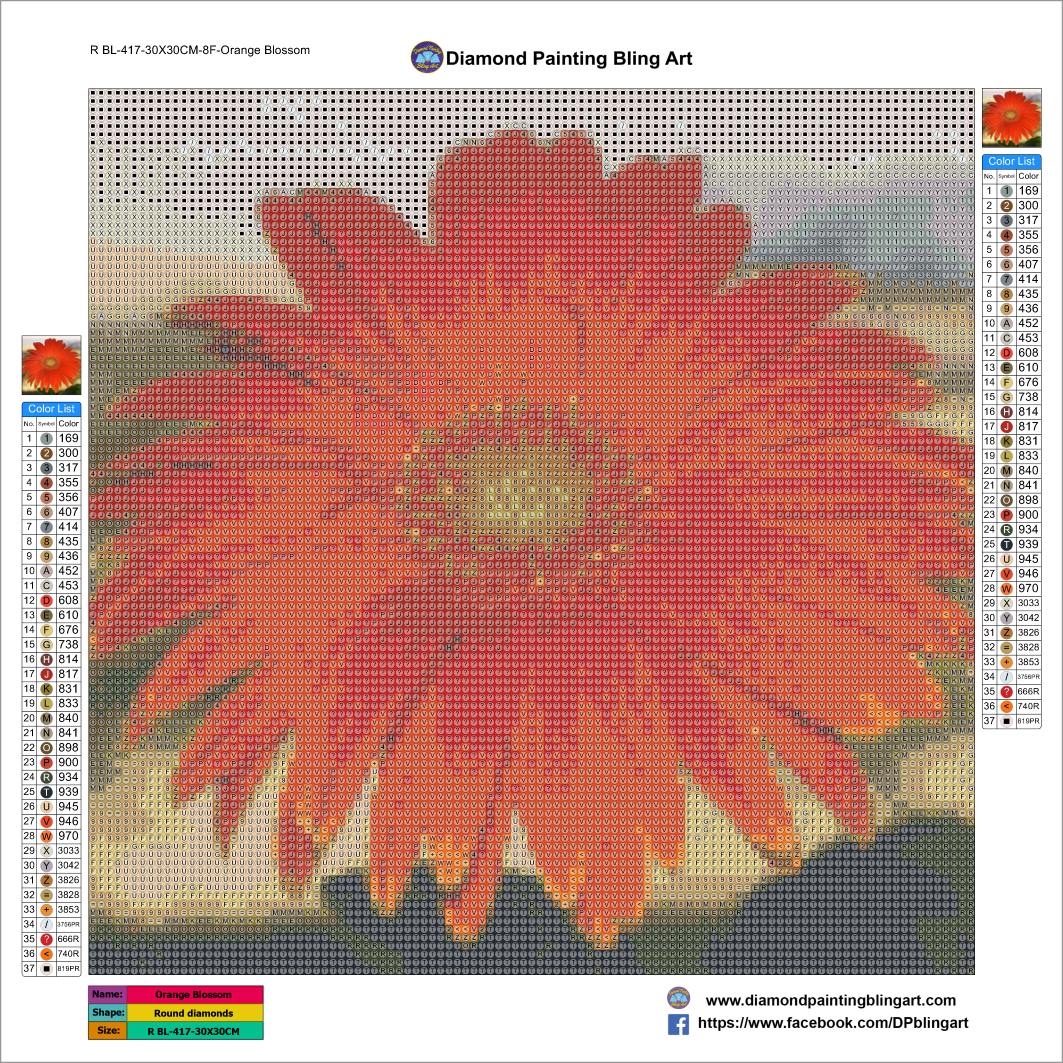 RBL-417-30X30CM-8F-OrangeBlossom