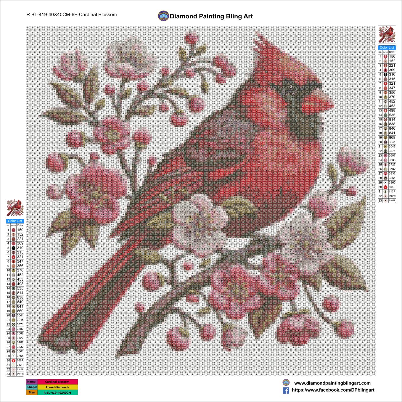 RBL-419-40X40CM-6F-CardinalBlossom
