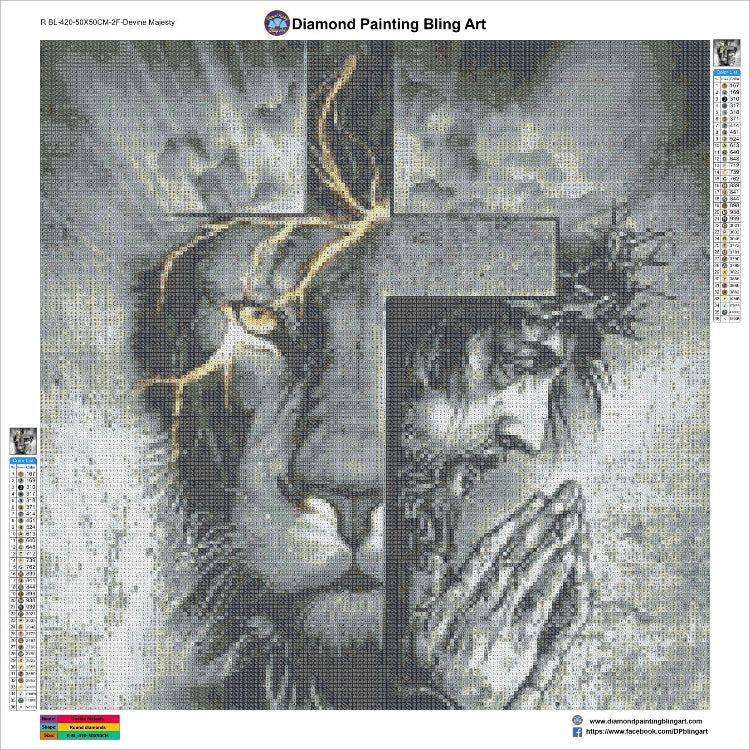 RBL-420-50X50CM-2F-DevineMajesty