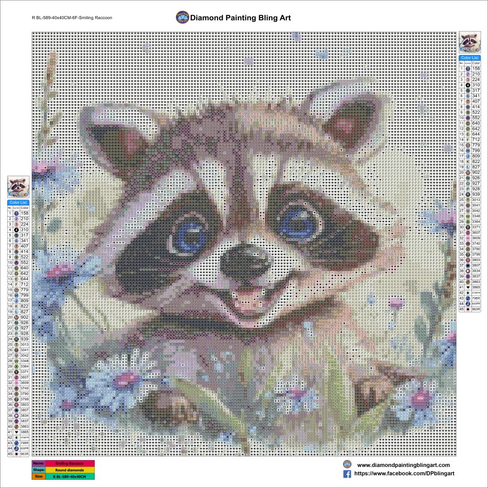 Smiling Raccoon