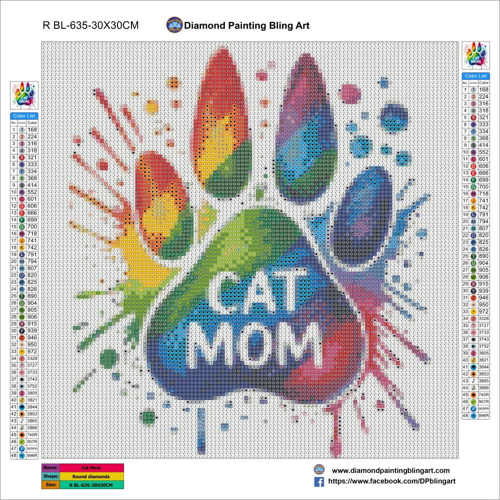 Rainbow Cat Mom