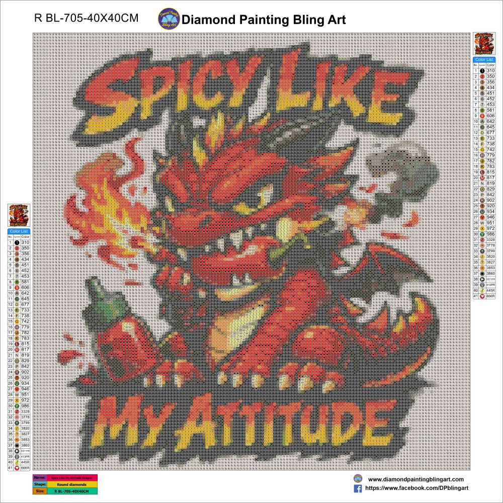 "Spicy Like My Attitude" Dragon