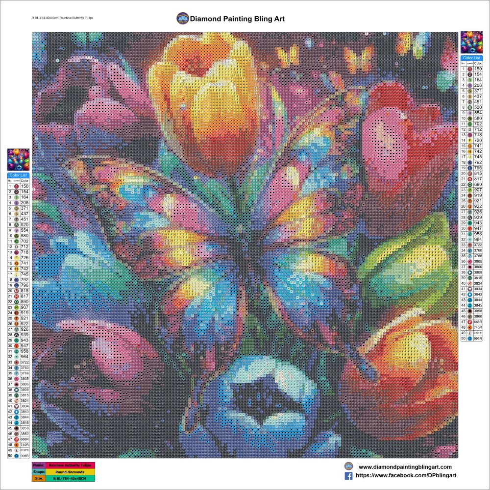 Rainbow Butterfly Tulips
