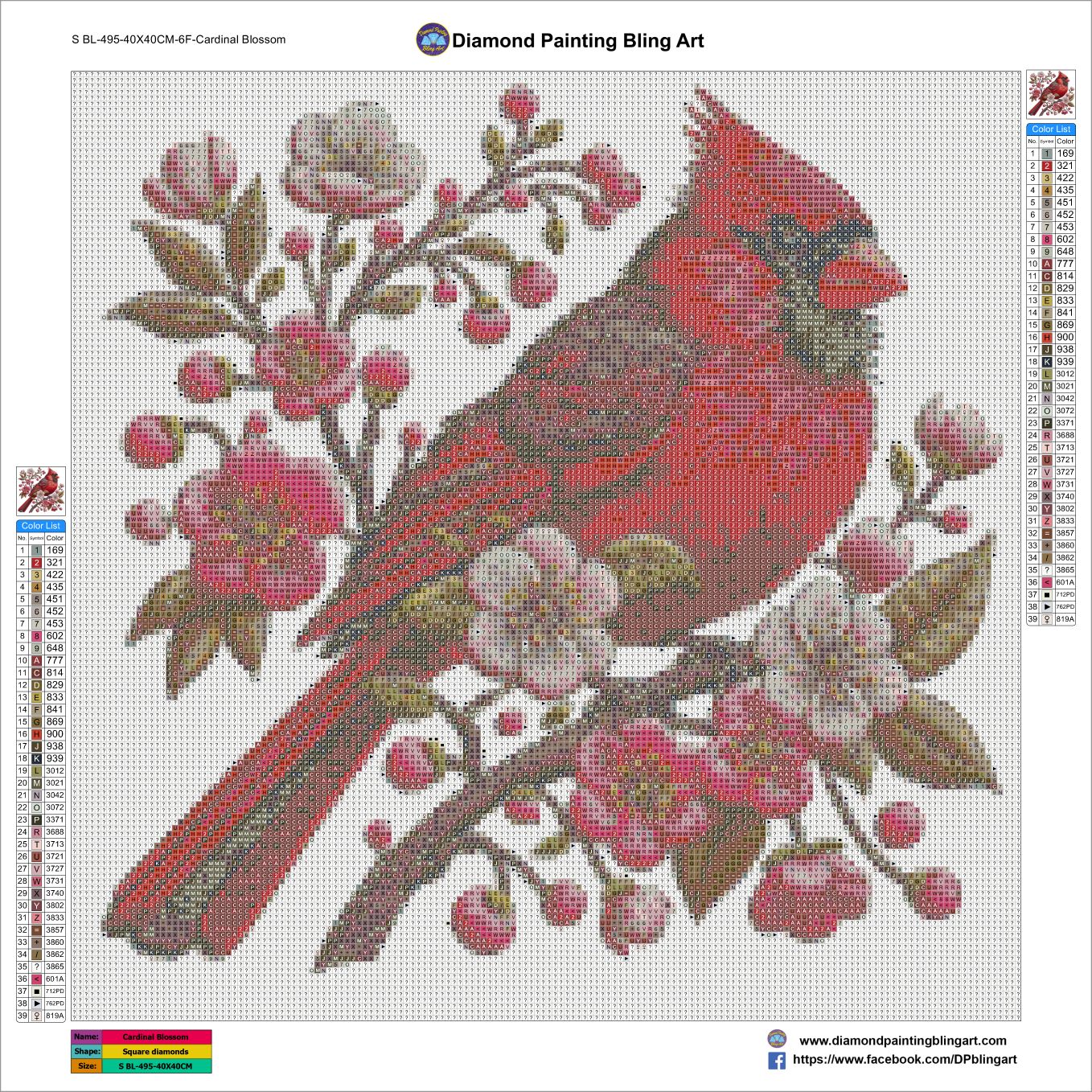 SBL-495-40X40CM-6F-CardinalBlossom
