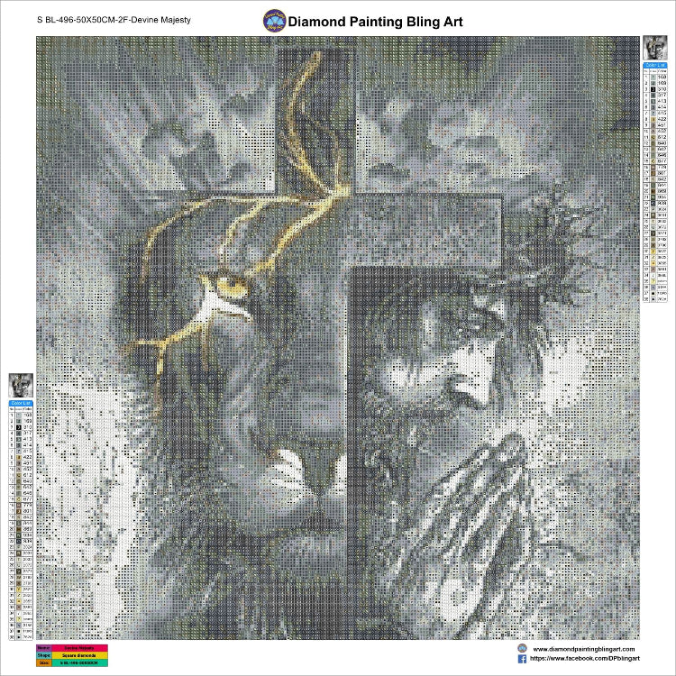 SBL-496-50X50CM-2F-DevineMajesty
