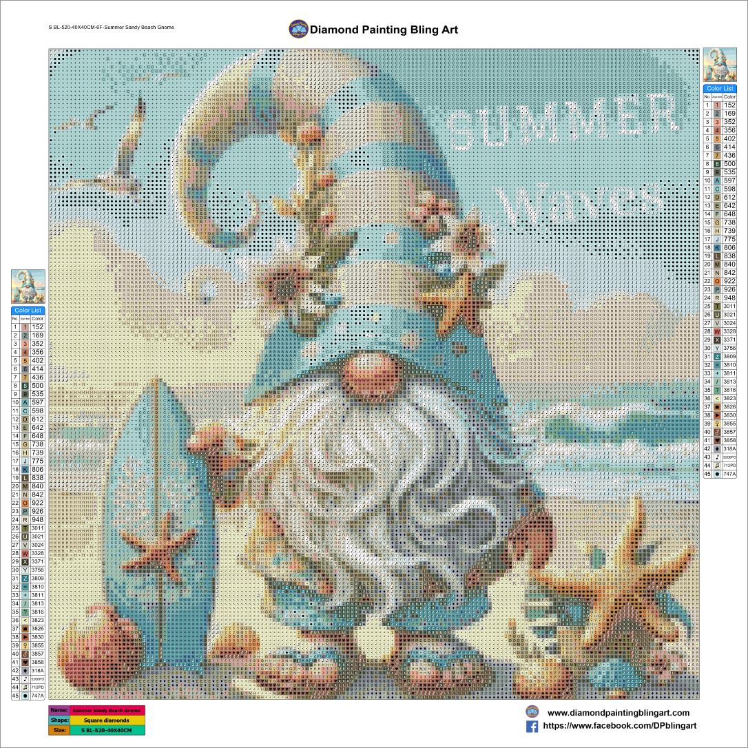 Summer Sandy Beach Gnome