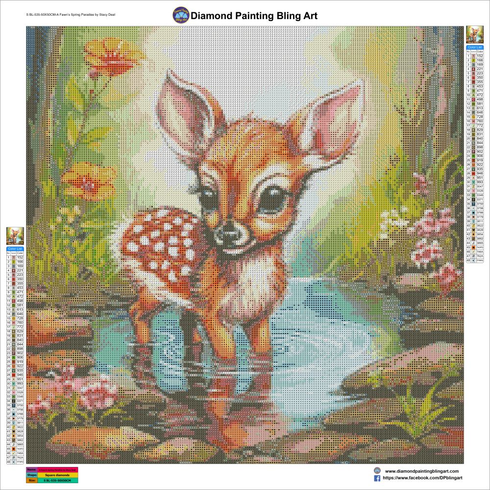 A Fawn’s Spring Paradise by Stacy Deal