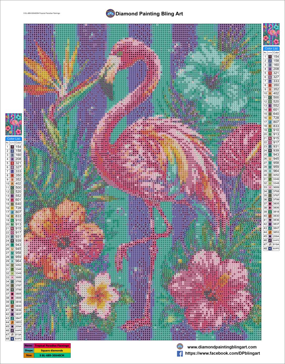 Tropical Paradise Flamingo