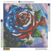 Load image into Gallery viewer, American Rose - Diamond Painting Bling Art
