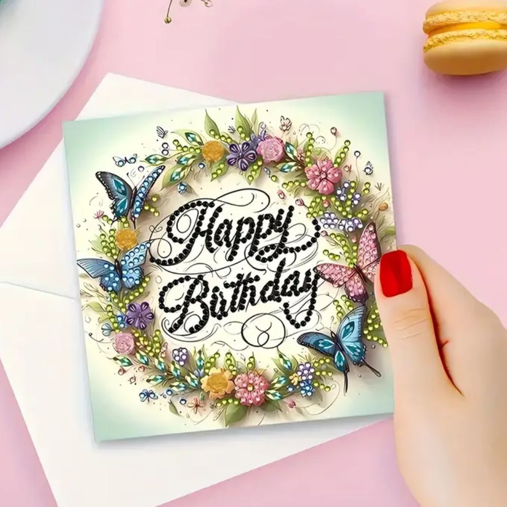 Birthday Greeting Cards Set - 4