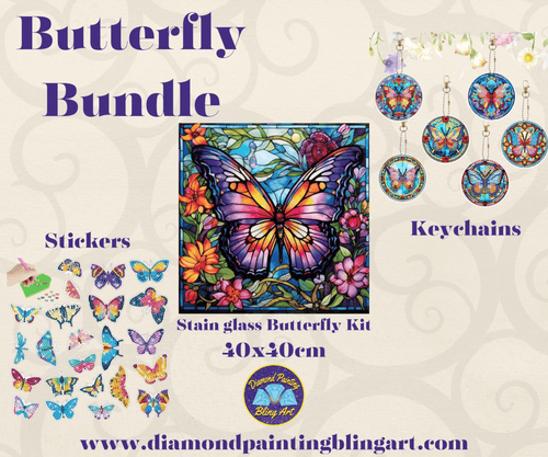 Butterfly Bundle - Diamond Painting Bling Art