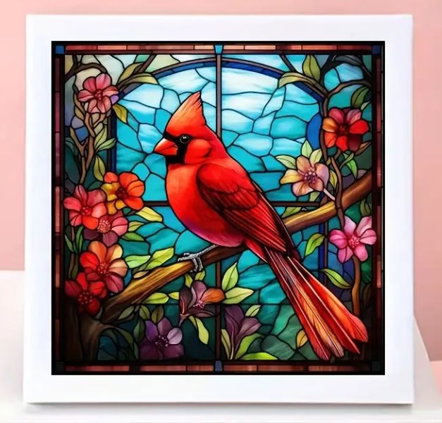 Cardinal - Diamond Painting Bling Art