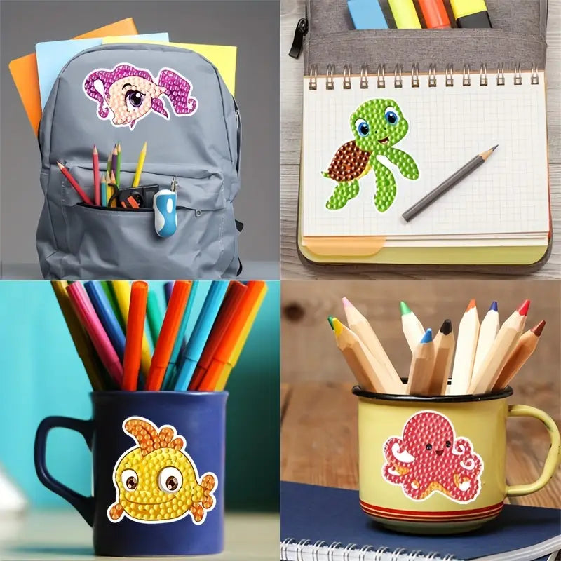Stickers Smiley Sea Creatures