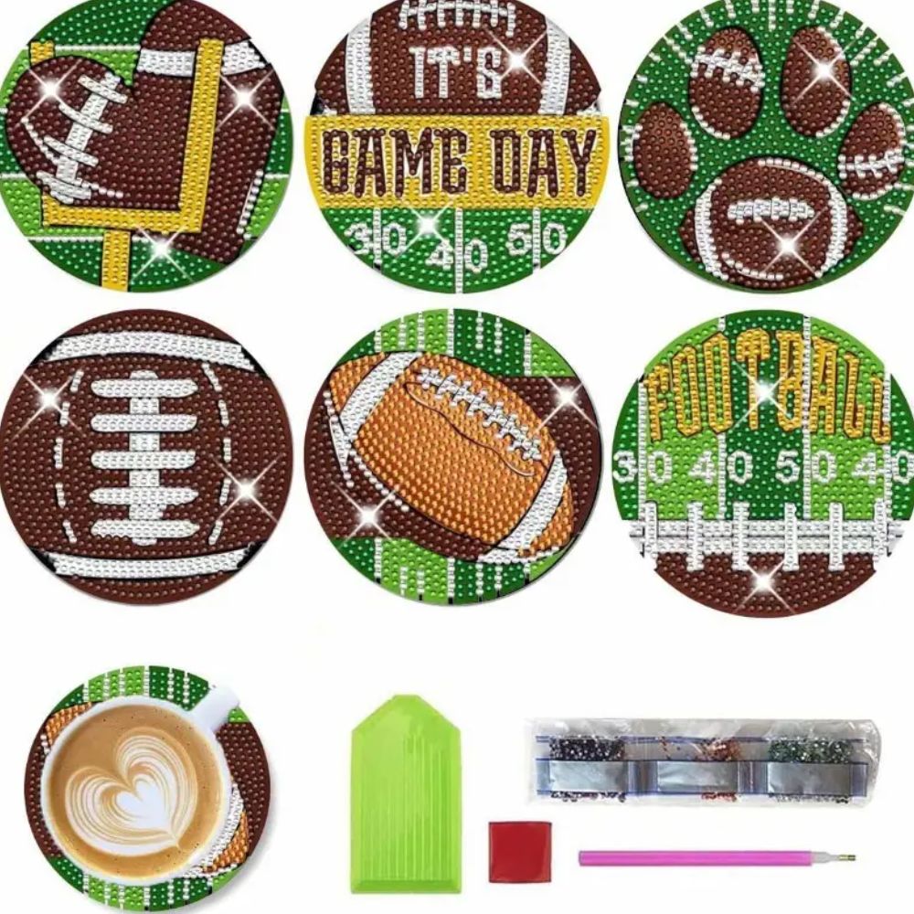 Football Coaster Set