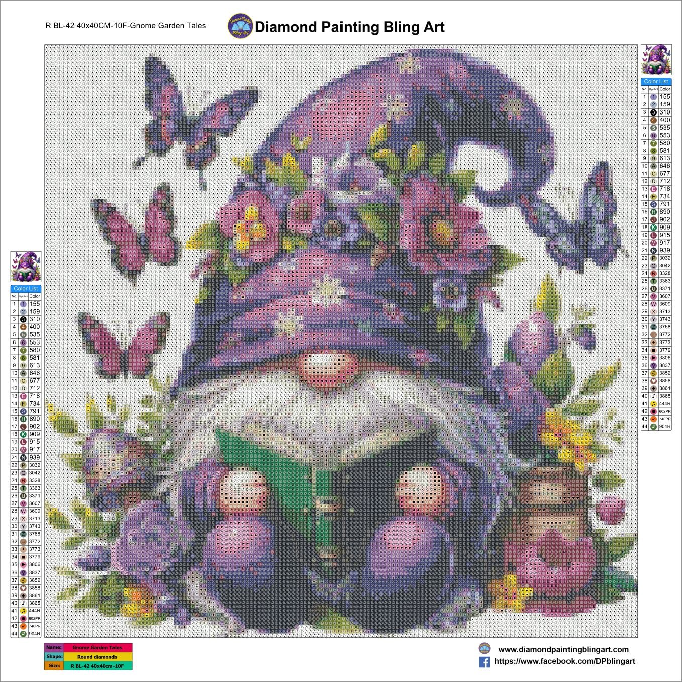 Gnome Garden Tales - Diamond Painting Bling Art
