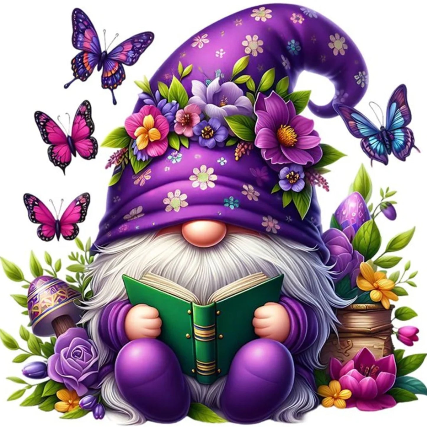 Gnome Garden Tales - Diamond Painting Bling Art