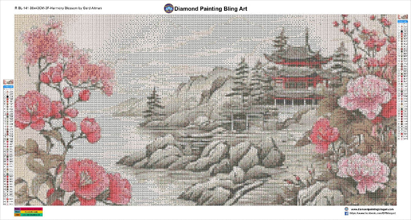Harmony Blossom by Gerd Altman - Diamond Painting Bling Art