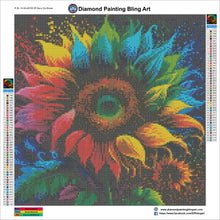 Load image into Gallery viewer, Neon Sunflower - Diamond Painting Bling Art
