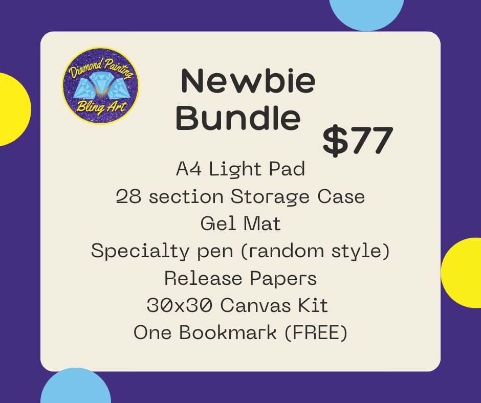 Newbie Bundle - Diamond Painting Bling Art