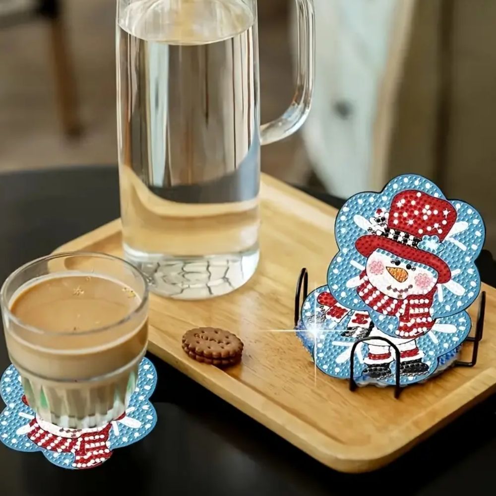 Snowman Coaster Set