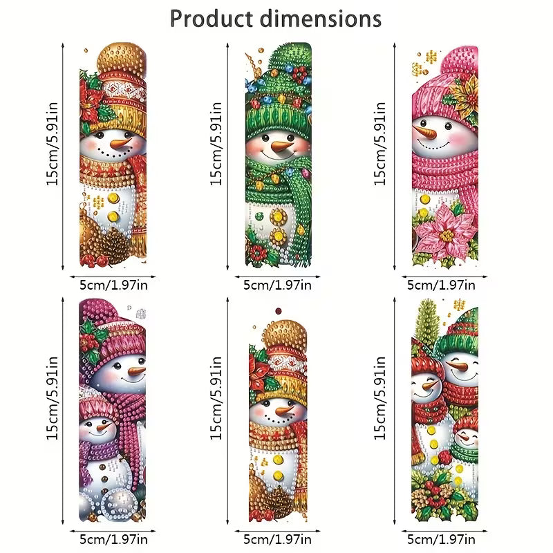 Bookmark Festive Snowman