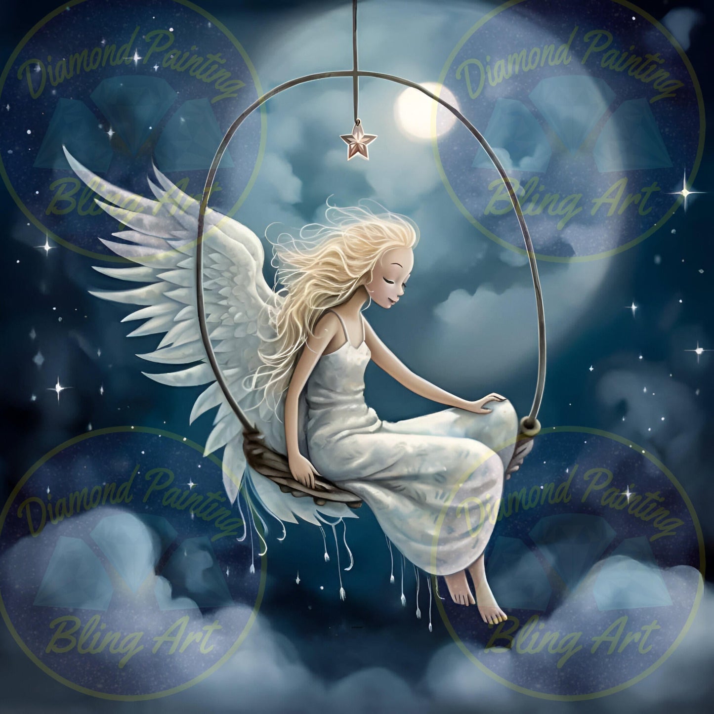 Swinging on a Star by Stacy Deal - Diamond Painting Bling Art