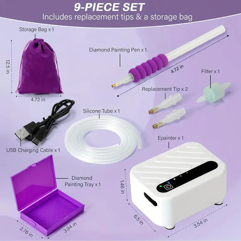 Vacuum Diamond Painting Pen Set