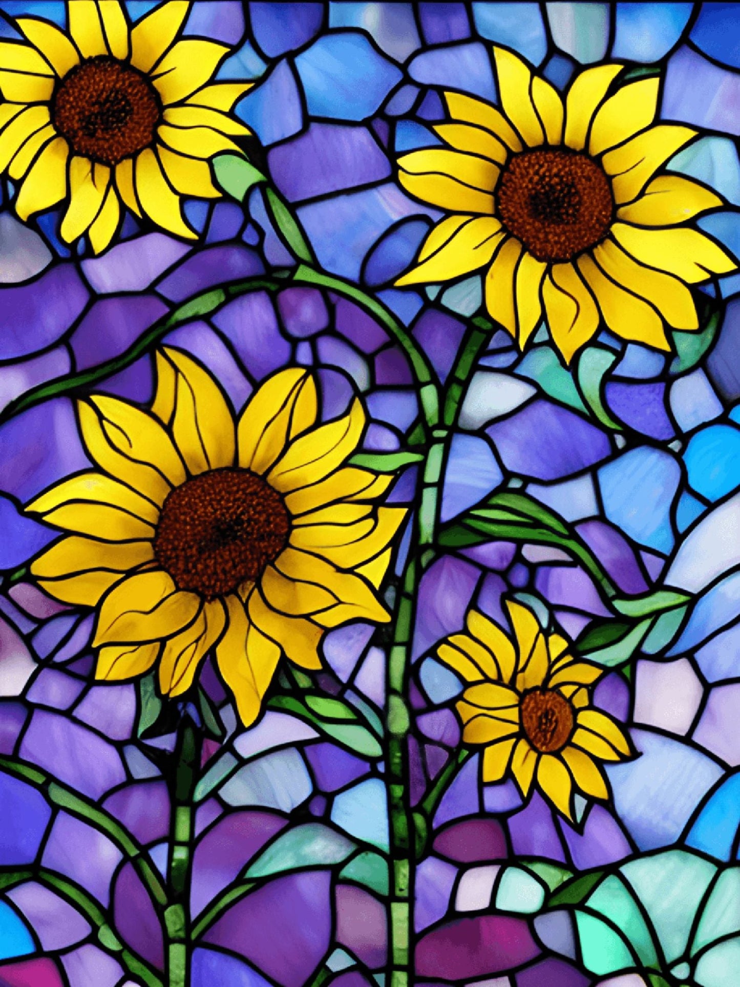 Window to the Sunflowers - Diamond Painting Bling Art