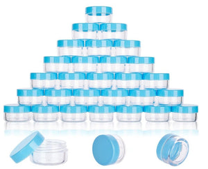 Acrylic Jars for Wax or Drills- light blue