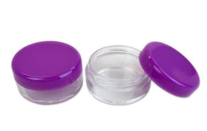 Acrylic Jars for Wax or Drills- purple