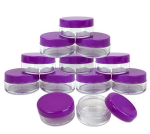 Acrylic Jars for Wax or Drills- purple