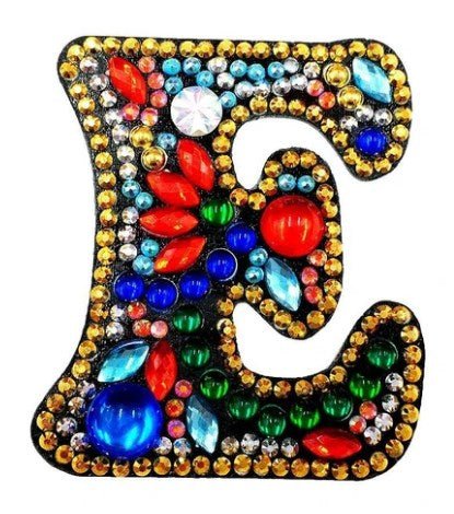 Alphabet Letter Key Chains - Diamond Painting Bling Art