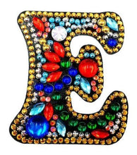 Load image into Gallery viewer, Alphabet Letter Key Chains - Diamond Painting Bling Art
