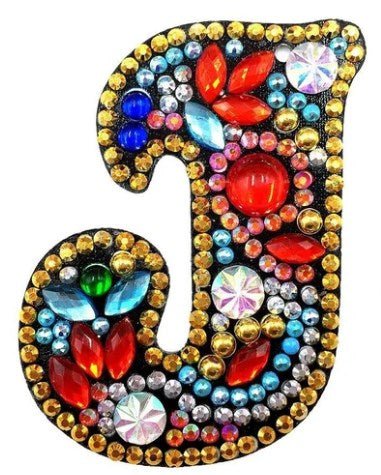 Alphabet Letter Key Chains - Diamond Painting Bling Art
