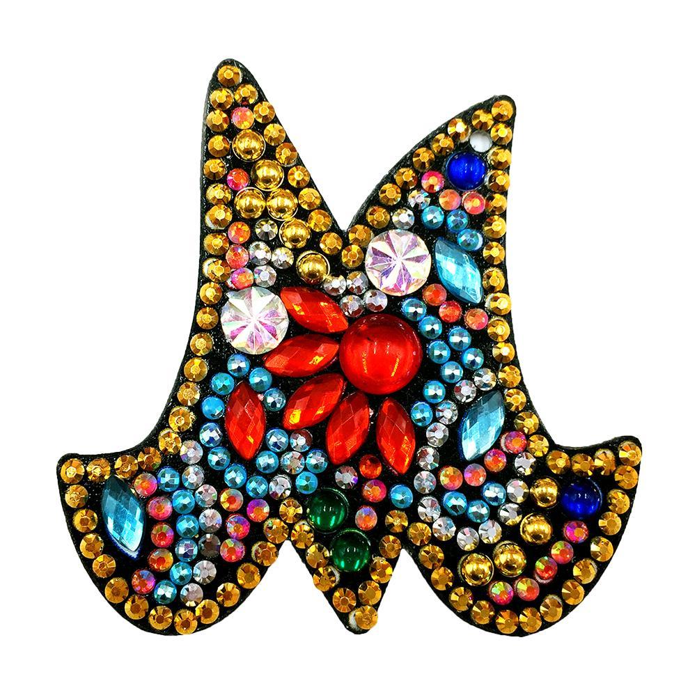 Alphabet Letter Key Chains - Diamond Painting Bling Art
