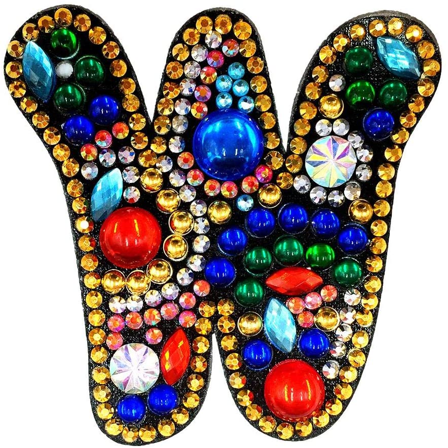 Alphabet Letter Key Chains - Diamond Painting Bling Art