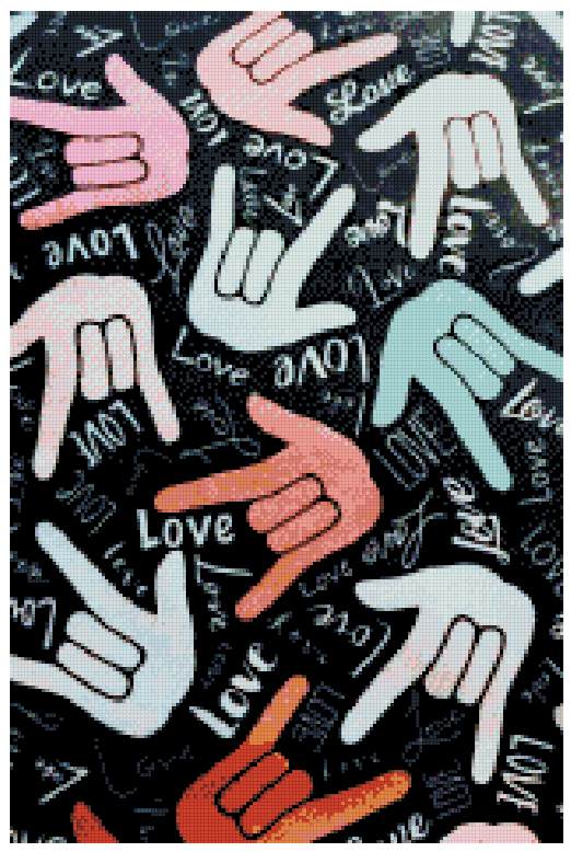 ASL Love - Diamond Painting Bling Art